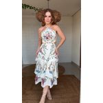 Vestido Bordado Brisa Serena Estampado