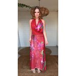 Blusa Tule Floral Orquidea Estampado