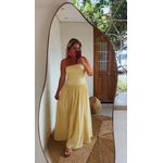 Vestido Geovana Amarelo Mantega