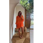 Vestido Liz Saida De Praia Laranja