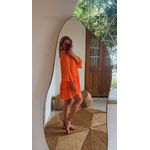 Vestido Liz Saida De Praia Laranja