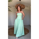 Vestido Geovana Verde Menta