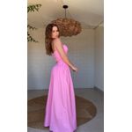 Vestido Geovana Rosa Chiclete