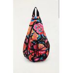 Mochila Rolezin Rosas Pintadas Estampado