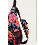 Mochila Rolezin Rosas Pintadas Estampado