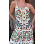 Vestido Longo Amor De Fruta Estampado