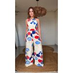 Macacão Pantalona Guarda Sol Estampado