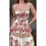 Vestido Cropped Jardim Majestoso Estampado