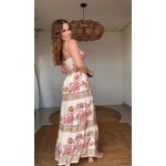 Vestido Cropped Jardim Majestoso Estampado