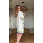 Vestido Tshirt Big Lírio Tropical Estampado