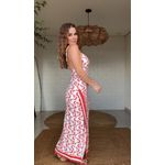 Vestido Midi Peixe Copa Estampado