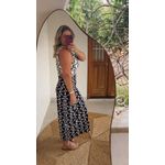 Vestido Recorte Peixe Copa Estampado