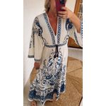 Vestido Midi Nina Estampado