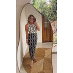 Vestido Recorte Peixe Copa Estampado