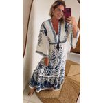 Vestido Midi Nina Estampado