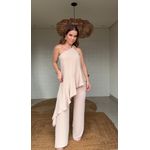 Conjunto Juliana Chiclê Bege 