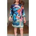 Vestido Tshirt Big Luar Estampado