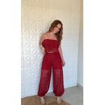 Calça Aladin Iris Chiclê Vermelha