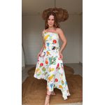 Vestido Alcinha Coquetel Estampado