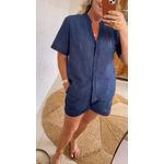 Conjunto Perola Azul Marinho