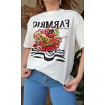 Tshirt Média Papai Noel Da Praia Estampado