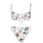 Biquini Hot Pants Tropical Vintage Estampado