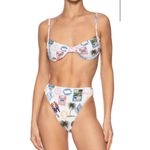 Biquini Hot Pants Tropical Vintage Estampado