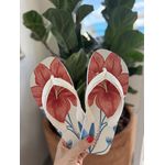 Chinelo Maxi Flor Off White
