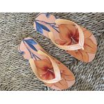 Chinelo Maxi Flor Laranja