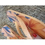 Chinelo Maxi Flor Laranja