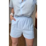 Conjunto Curto Vanessa Azul Claro