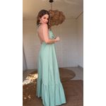 Vestido Longo Lina Verde Oliva