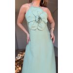Vestido Longo Lina Verde Oliva