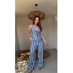 Conjunto Listrado Alice Azul Jeans