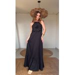 Vestido Longo Lina Preto