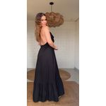 Vestido Longo Lina Preto