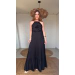 Vestido Longo Lina Preto