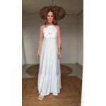 Vestido Longo Lina Branco