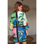 Vestido Tshirt Big Oasis Lenço Estampado