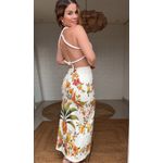 Vestido Midi Bosque Chic Estampado