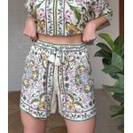 Short Azulejaria Estampado