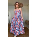 Vestido Cropped Concha Gráfica Estampado