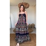 Vestido Longo Adriele Estampado