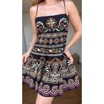 Vestido Curto Adriele Estampado
