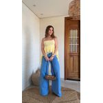 Blusa Bata Eleni Amarelo Mantega