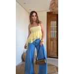Blusa Bata Eleni Amarelo Mantega