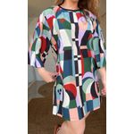 Vestido Tshirt Recanto Dos Coqueiros Estampado