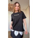 Tshirt Fit Farm Rio Tucano Preto Escuro Estampado