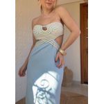 Vestido Longo Liz Azul Claro
