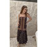 Vestido Longo Lenço Lili Estampado